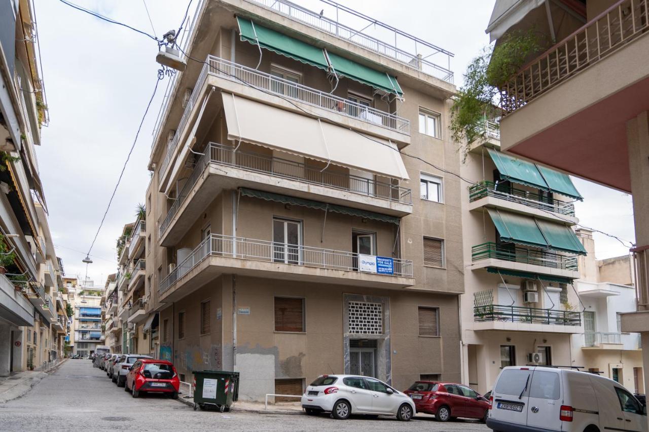Apartamento Athens Hideout Apt, Big Rooftop With City View Exterior foto